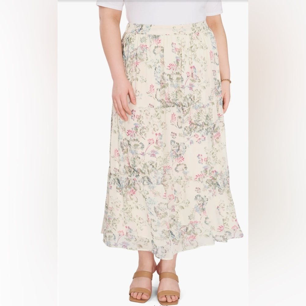 Vince Camuto Garden Romance Skirt 2X NWT